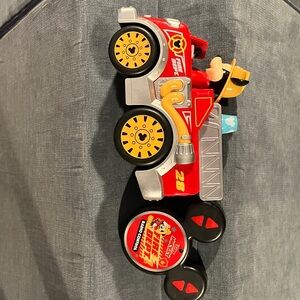 Red Mickey Fire Truck Toy with Remote Control